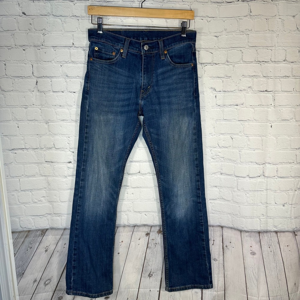 Levis 527 Slim Bootcut Jeans Mens 29x32 Medium Wash Denim Blue 05527-0538